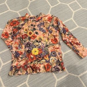 Zimmermann Girls Floral Rash Gaurd